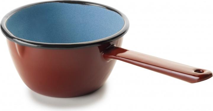 Produktbild Ibili Topf mit Ausguss 16 cm, 1,3 Liter Ideal für das Giessen von Saucen oder anderen Flüssigkeiten (Stielkasserolle, Emaille)