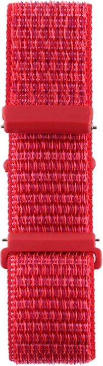 Actual product image Cover-Discount Fitbit Versa - nylon wristband with velcro closure red (Nylon)
