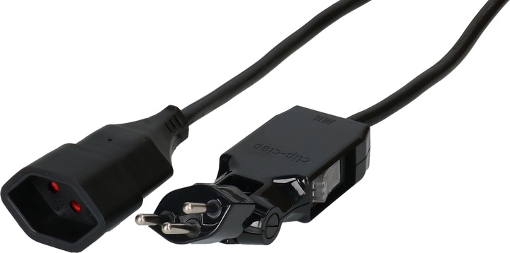 Image du produit Max Hauri Rallonge 5 m T13 - T12 clip-clap, noir (5 m, Type 13)