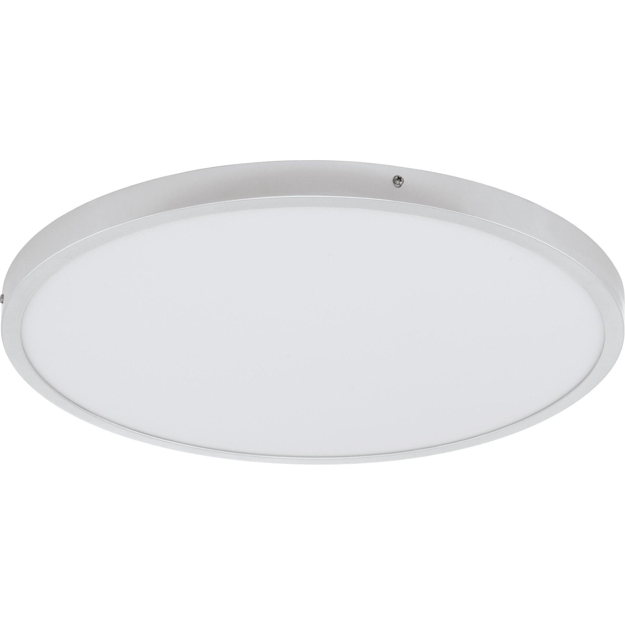 EGLO, Wandleuchte + Deckenleuchte, FUEVA 1 Aufbauleuchte silber weiss (2700 lm)