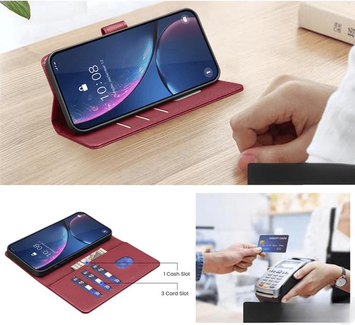 Produktbild Binfen Color Xiaomi Redmi A5 / Poco C61 - BINFEN Leder Etui Hülle mit RFID Blocker (Xiaomi Redmi 5)