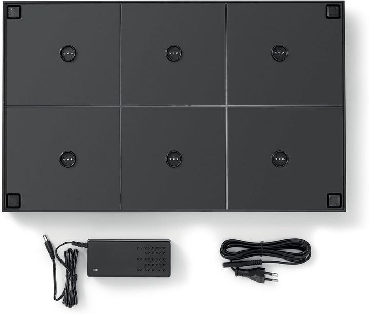 Produktbild La Ville Lumière Mehrfach-Magnetkontakt-Ladestation für drahtlose Tischlampen, stapelbar, platzsparend