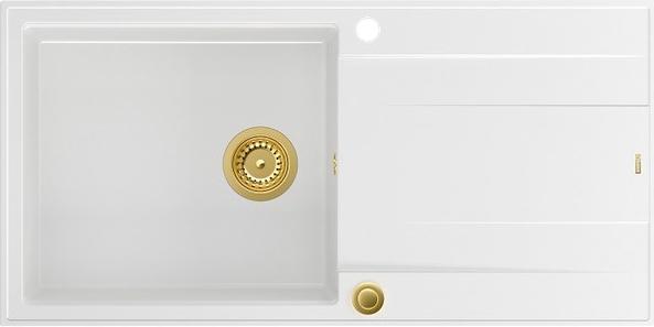 Immagine prodotto Quadron EVAN 146 XL lavello con sifone Push 2 Open, 1 vasca con (50 cm)