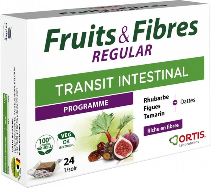 Ortis Fruits & Fibres Regular 24 Cubes (Körperpuder)