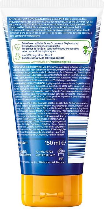 Produktbild NIVEA Protect & Moisture Invisible Finish LSF 50+ (SPF 50+, 150 ml)