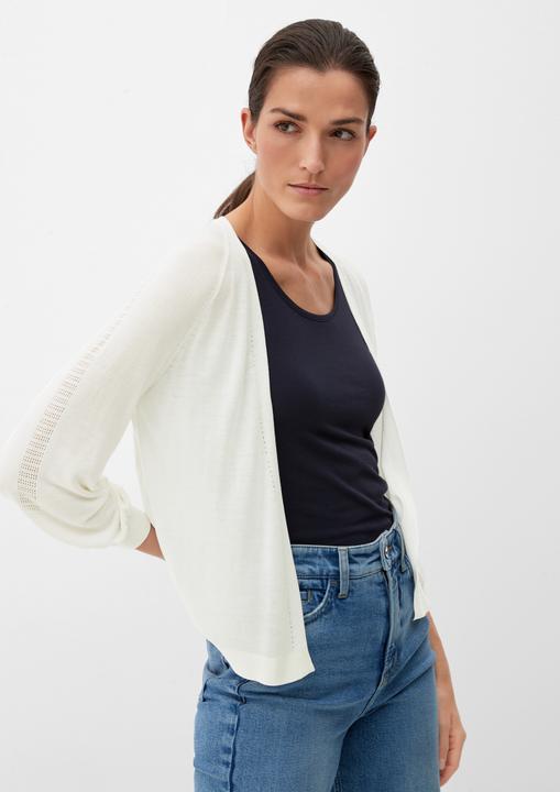 Produktbild s.Oliver Strickjacke Strickjacke aus Viskose (46)