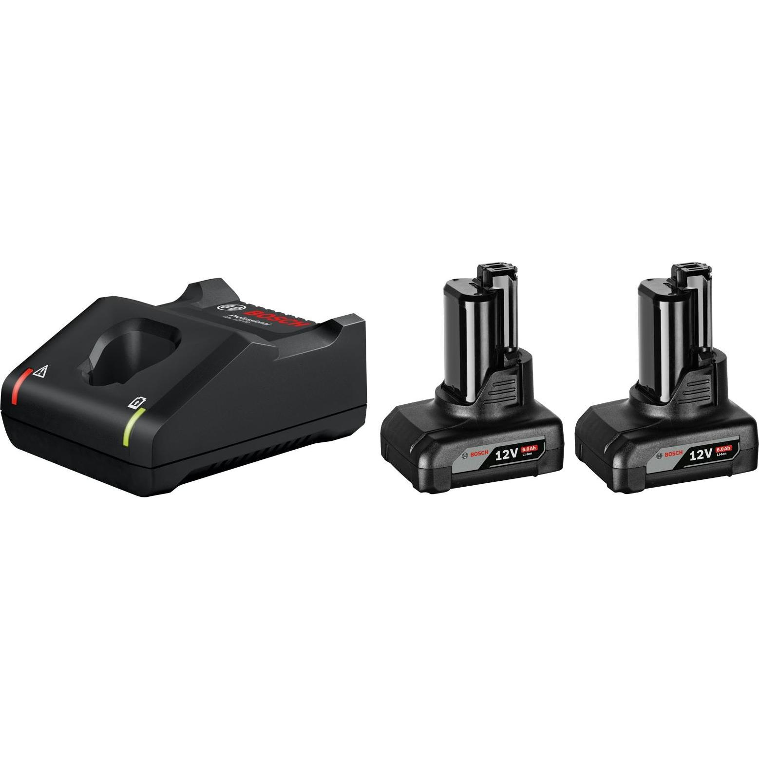 Thumbnail - Bosch Professional, Werkzeugakku + Ladegerät, Starter Set (12 V)