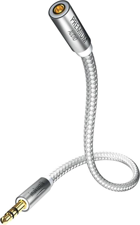 Inakustik Premium 3.5mm Stereo-Klinken Verlängerungskabel (2 m, 3.5mm Klinke (AUX))