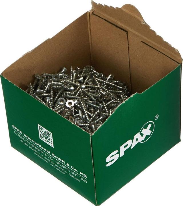 Produktbild Spax Senkkopf Bremsrippen T-Star Plus T10 Vollgewinde Wirox (1000 Schrauben pro Stück, 3 x 20 mm)
