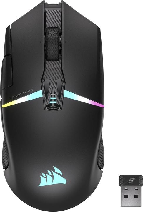 Actual product image Corsair Nightsabre (Cable, Wireless)