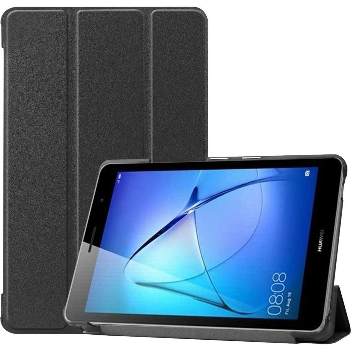 König Design Schutz Hülle für Huawei MatePad T8 Smart Cover Case Etui Tablet Tasche Schwarz (MatePad T8), Tablet Hülle, ...
