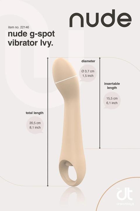 Produktbild Dream Toys Nude G-Spot Vibrator Wibrator Do Punktu G Ivy