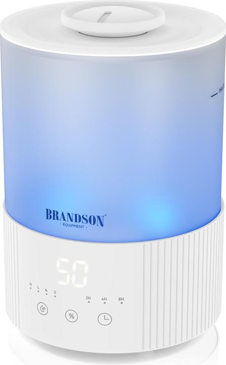 Brandson Luftbefeuchter Aroma Diffuser 2,5 L mit RGB-Farbwechsel, 3 Nebelstufen, leise, Timer, Fernbedienung