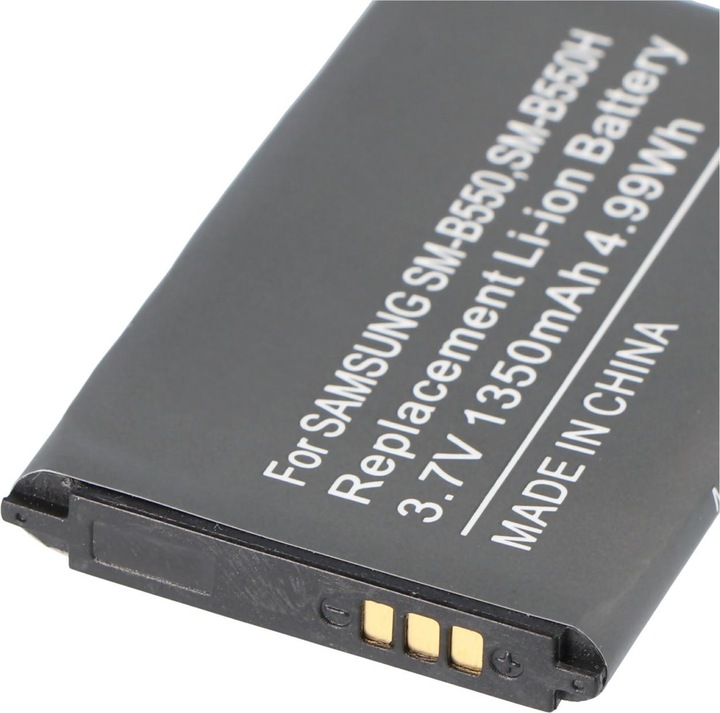 Actual product image Samsung Battery EB-BB550ABE, SM-B550, SM-B550H, XCover 550