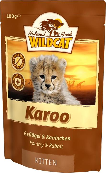 Produktbild Wildcat Pouches Kitten Karoo (Junior, 100 g)