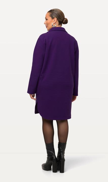 Produktbild Ulla Popken Sweatmantel, Reverskragen, Oversized, Seitenschlitze (46, 48)