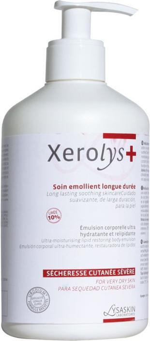 Biotherm Lab Lysaskin, Xerolys+, Urea, Emollient, Body Emulsion, For Face & Body, Daily, 500 ml Unisex (500 ml)