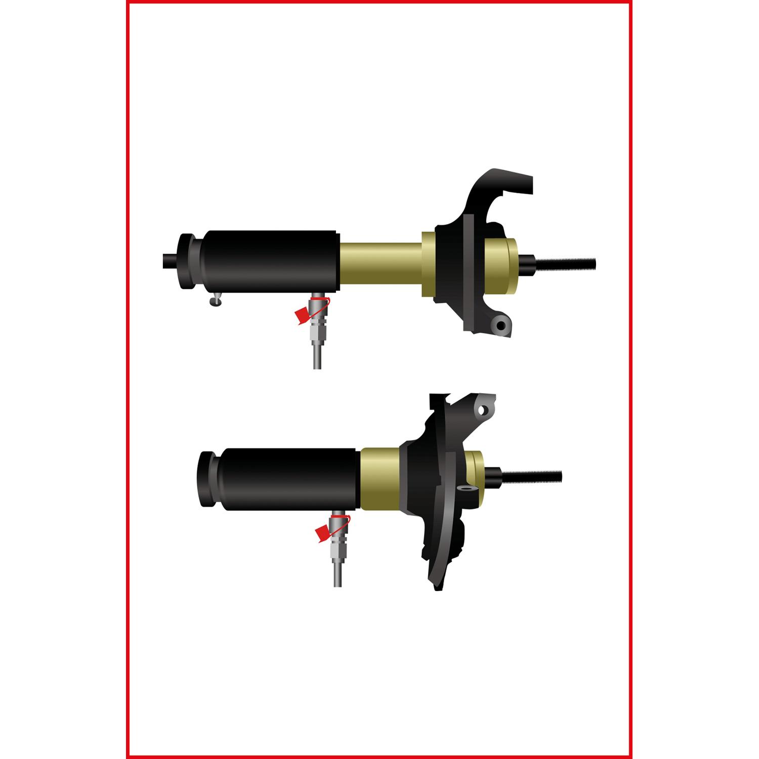 Thumbnail - KS Tools, Fahrzeug Werkzeug, Radlager-Satz, vorne für Renault / Nissan / Opel 2002-10, 9-tlg