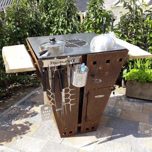 Produktbild Remundi Grillbesteckhalter Inox gerade