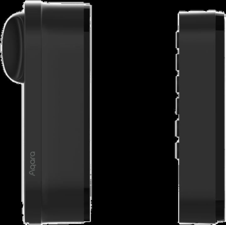 Immagine prodotto Aqara Smart Lock U200 Nero, EL-D02E (Chiave, Impronta, Bluetooth, Smartphone, Combinazione numerica elettronica, Scheda chiave)