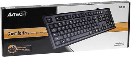 Actual product image A4Tech KR-85 Keyboard (US, Cable)