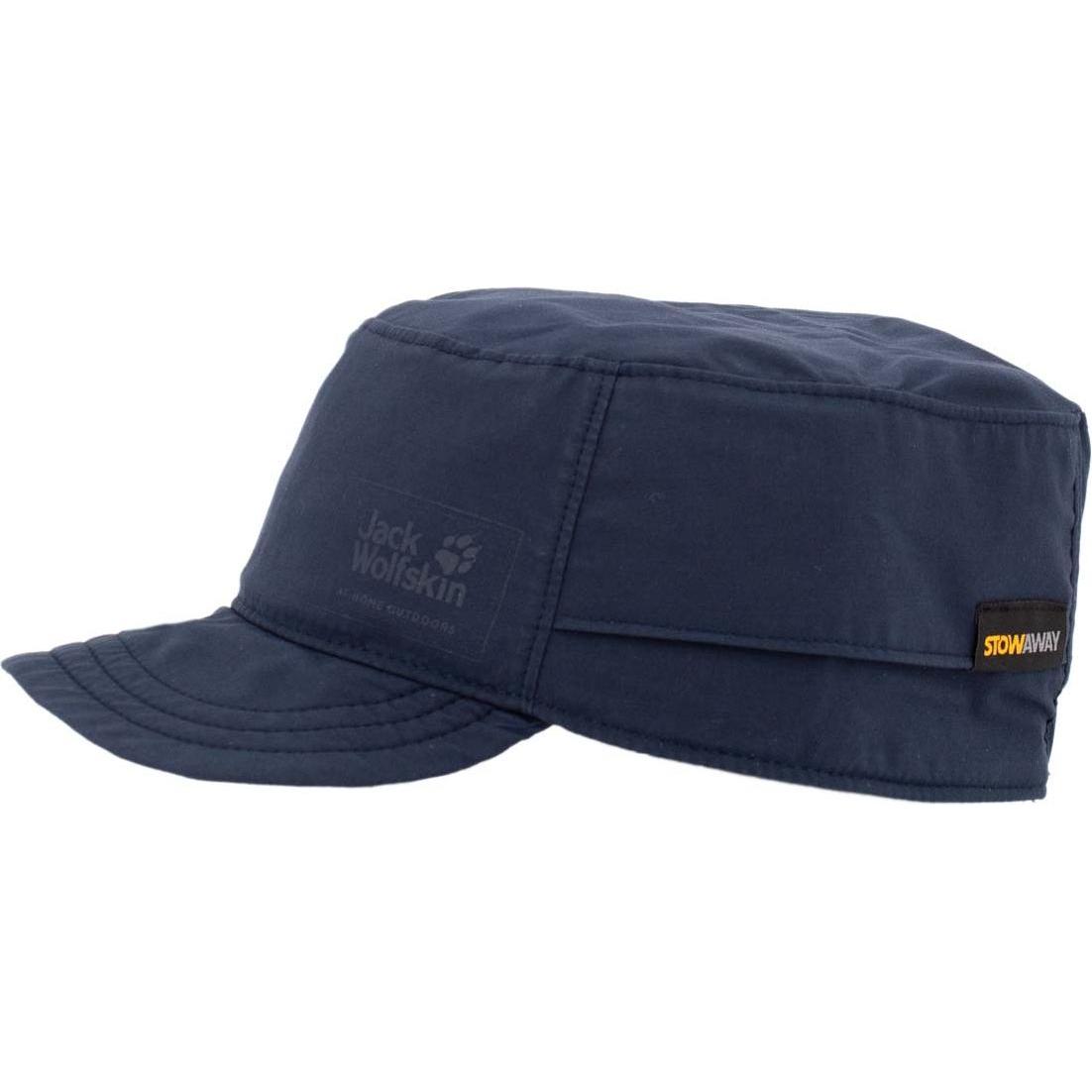 Jack Wolfskin, Hut, Kids Packable Hat Kinder Sonnenhut Kappe Hut, Blau, (M)