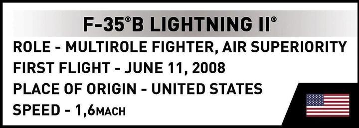 Actual product image Cobi F-35B Lightning II