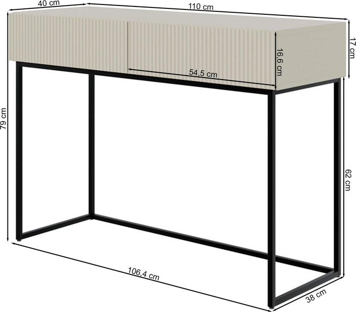 Produktbild Selsey Veldio (110 x 40 x 79 cm)