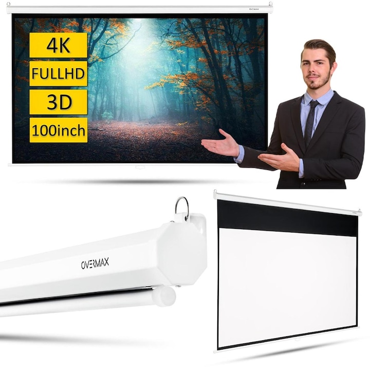 Immagine prodotto Overmax Semi-Automatic Screen 100 (100", 16:9)