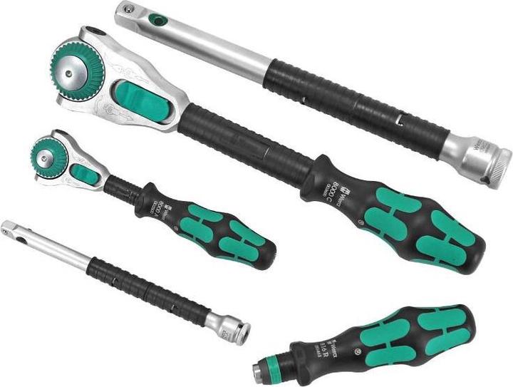 Produktbild Wera 8100 SA/SC 2 Zyklop Speed-Knarrensatz (10  mm, 11 mm, 12 mm, 13 mm, 14 mm, 15 mm, 16 mm, 17 mm, 18 mm, 19 mm, 20 mm, 21 mm, 22 mm, 23 mm, 24 mm, 4 mm, 5 mm, 6 mm, 7 mm, 8 mm, 9 mm)