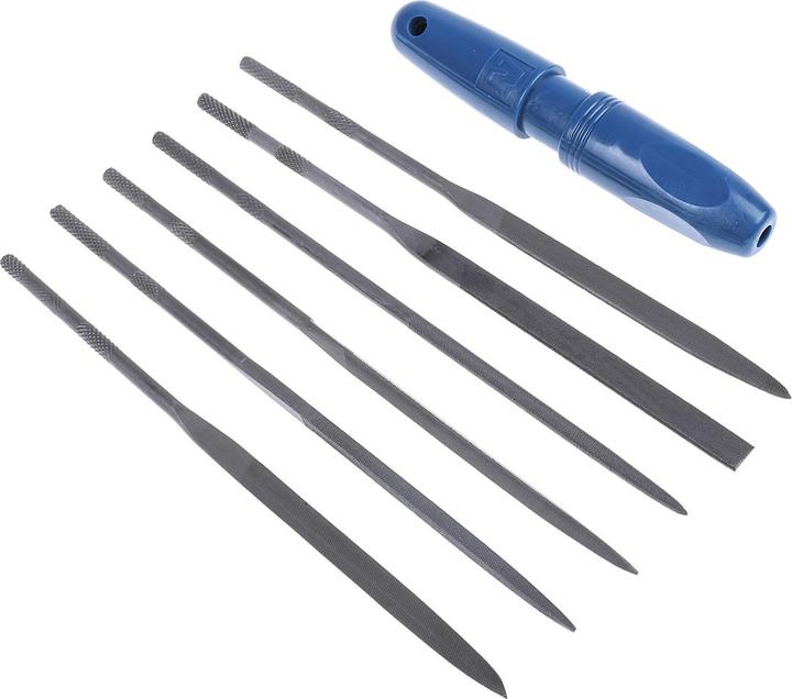 RS PRO File Set 6 Piece with handle (Stroke 0, 160 mm)