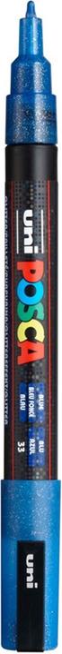 Image du produit Posca Marqueur fin PC-3M (Bleu pailleté, 1.30 mm, 1 x)
