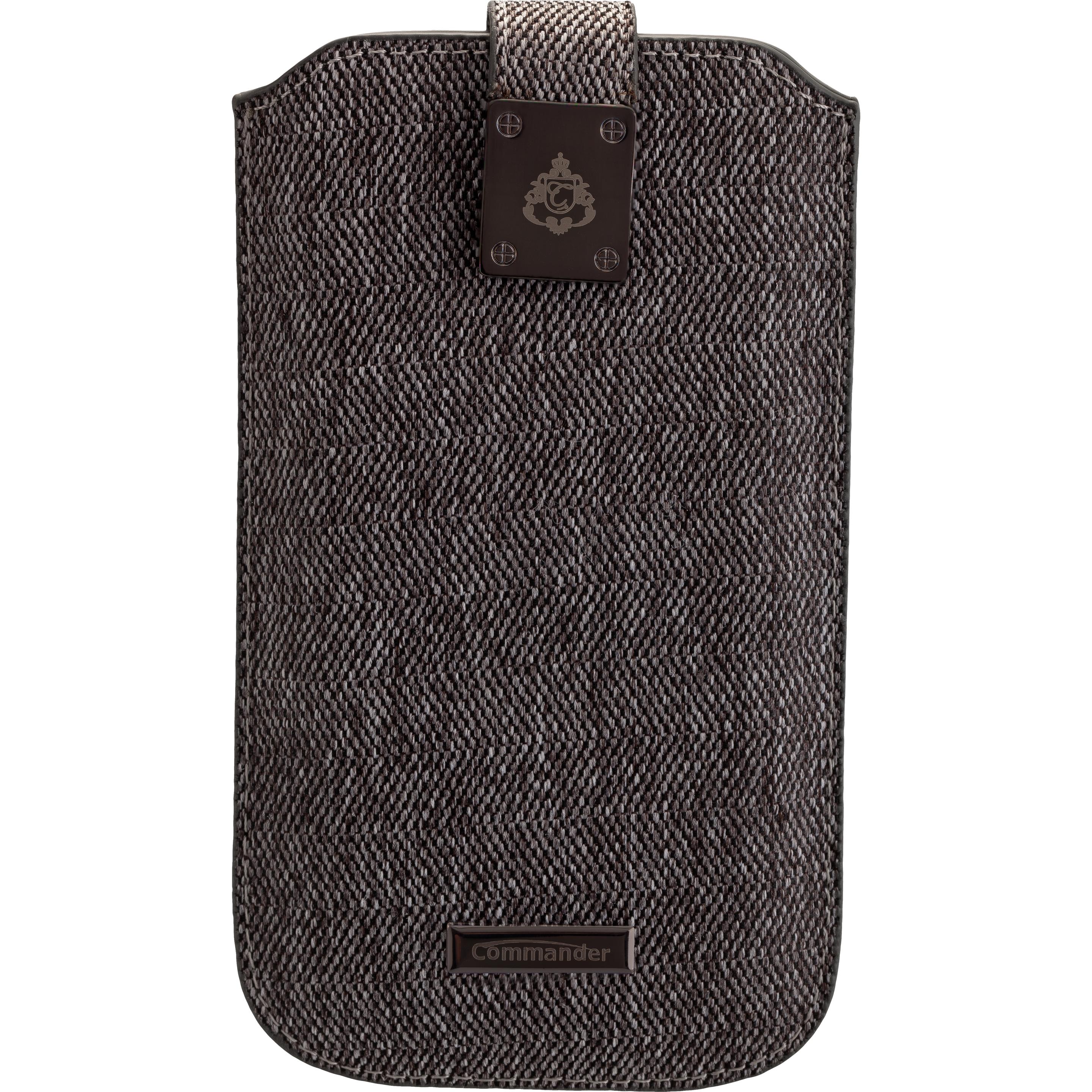 Peter Jäckel COMMANDER MILANO XXL5.7 Casual Gray, z.B. für Samsung G935 Galaxy S7 Edge/ N910 Galaxy Note 4/ Ap... (Apple...