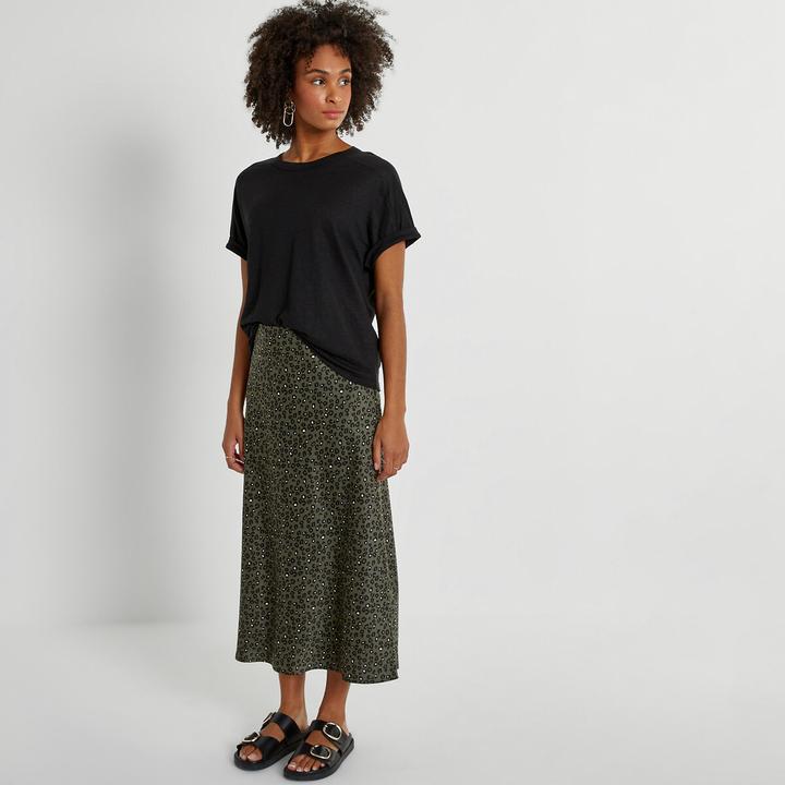 Produktbild La Redoute Collections T-Shirt aus Leinen mit Rundhalsausschnitt (M)