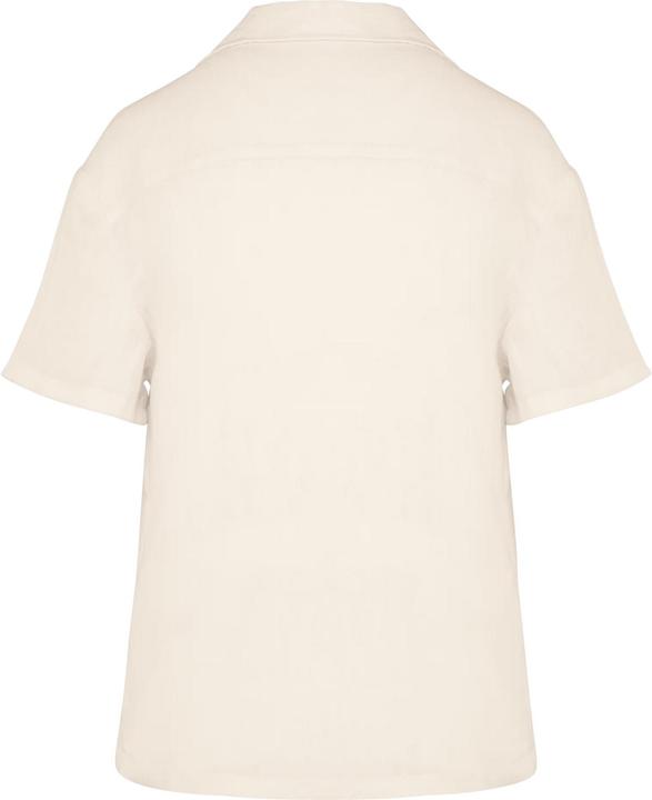 Produktbild Spasso Damen Leinenbluse mit Bowlingkragen (M)