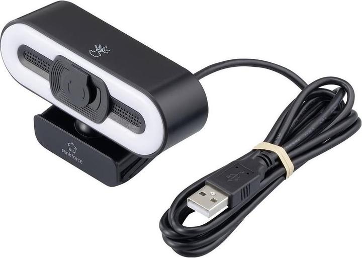 Actual product image Renkforce RF-WC-190 Webcam 2592 x 1944 pixels Clamp mount Tripod thread