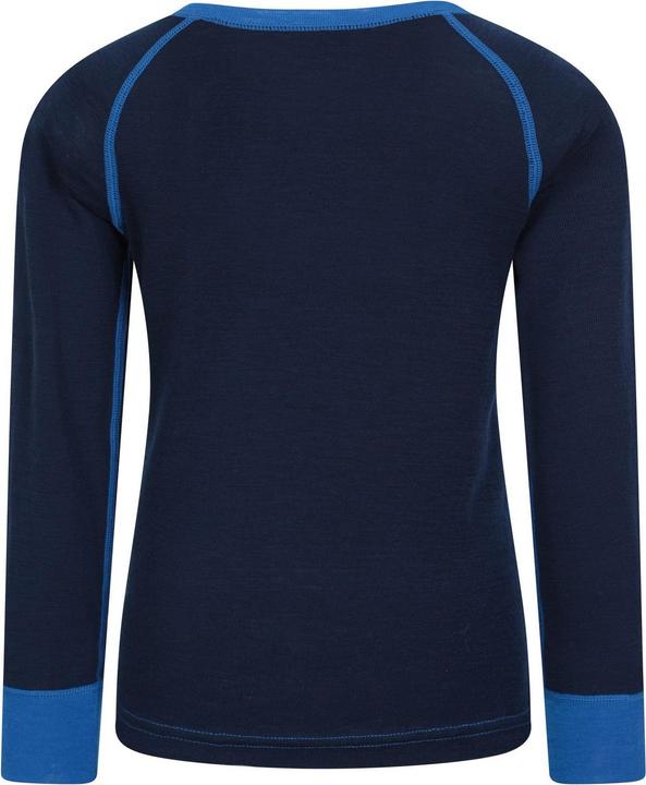 Actual product image Mountain Warehouse Childrens/Kids Merino II Round Neck Base Layer Top (146, 152)