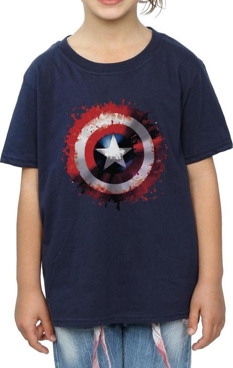 Produktbild Avengers Captain America Art Shield TShirt Mädchen (116)