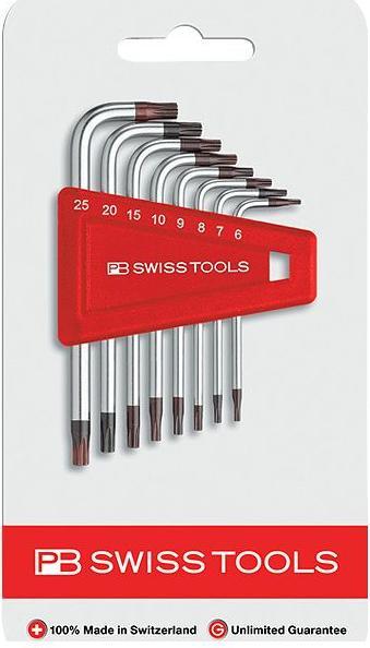 Actual product image PB Swiss Tools Allen key setPB410H 6-25 CN