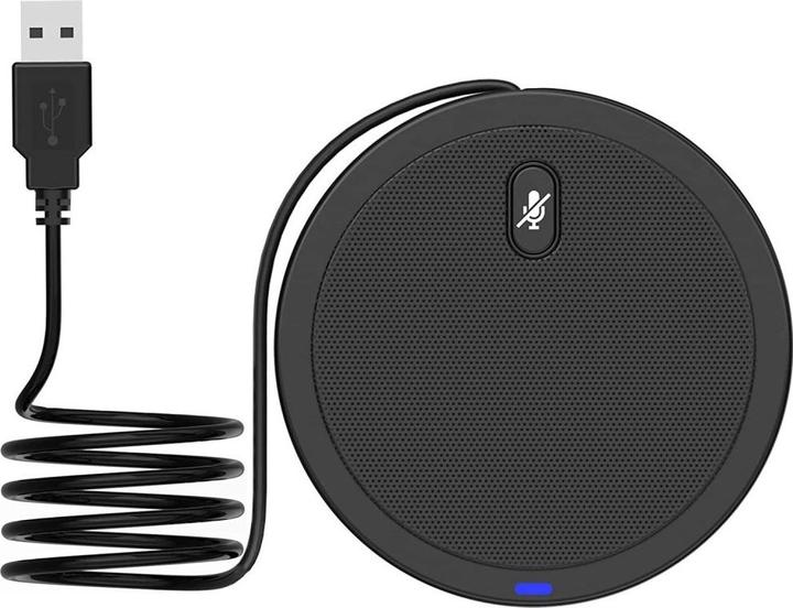 Actual product image Techly ICC SH-22 microphone Black Conference microphone