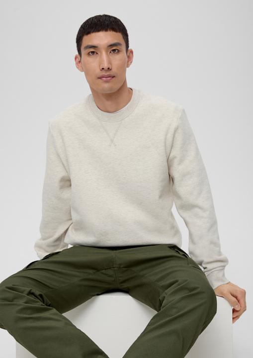 Produktbild s.Oliver Sweatshirt Sweatshirt mit Logo-Detail (XL)