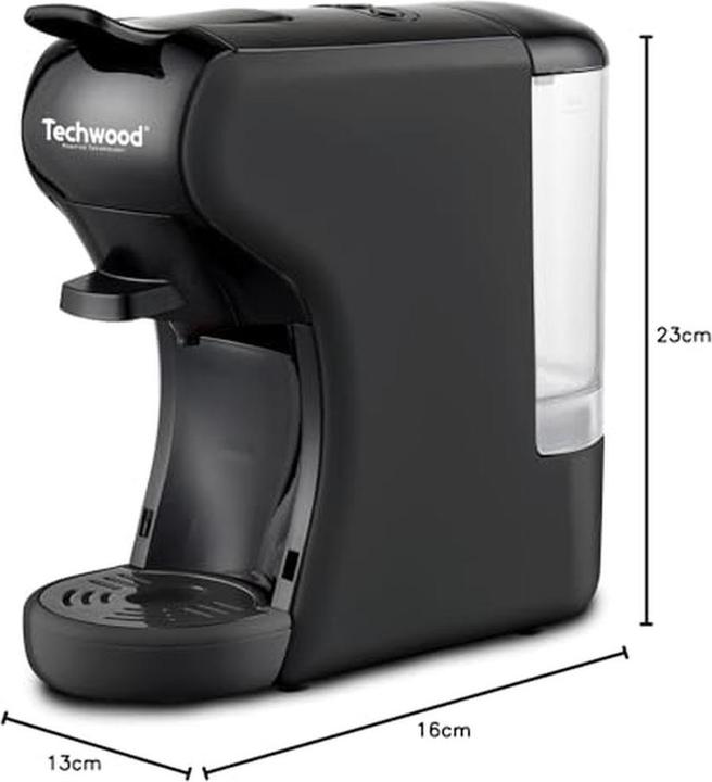 Immagine prodotto Techwood Caffettiera a capsule TCA-196N (nero) (NESCAFÉ Dolce Gusto)