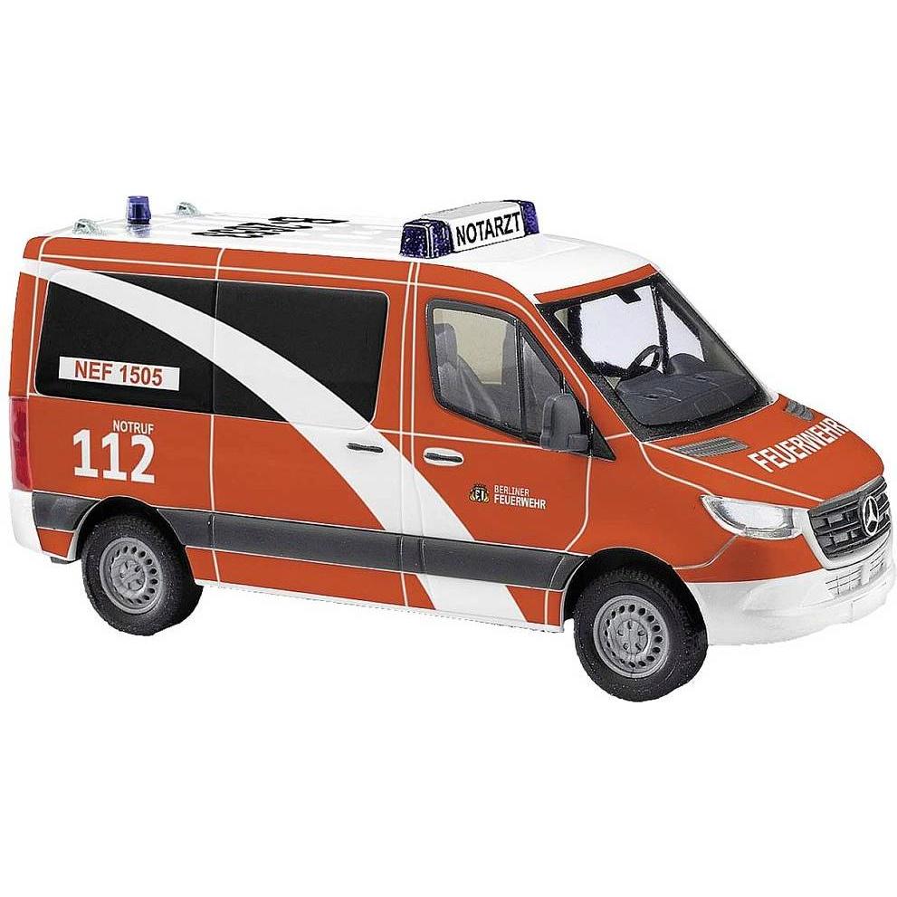 Busch 53459 H0 Mercedes Benz Sprinter kurzer Radstand Feuerwehr Berlin