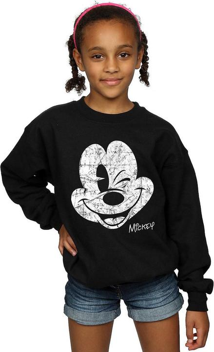 Immagine prodotto Disney Felpa da ragazza in cotone con volto di Topolino (140, 146)