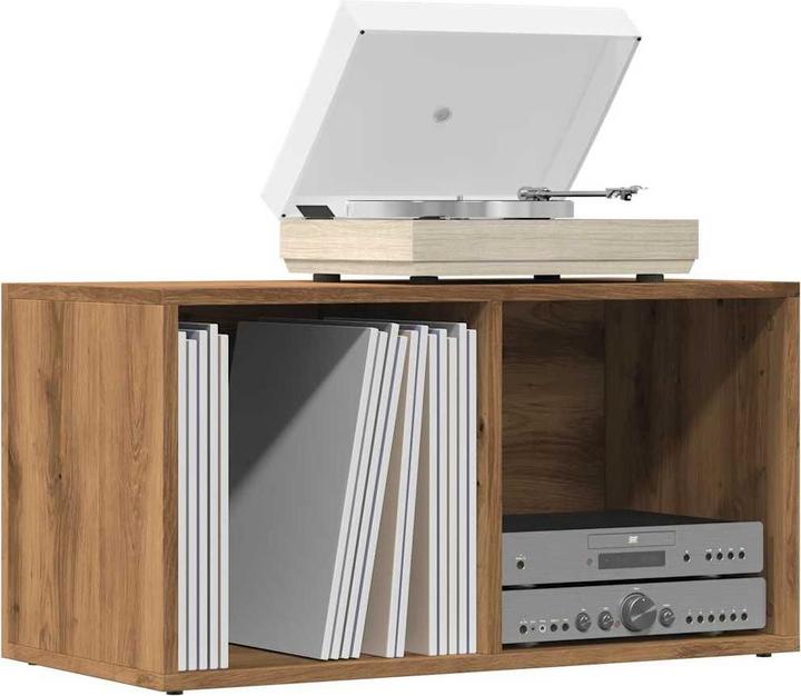 Actual product image vidaXL Aufbewahrungstruhe Artisan-Eiche 69,5x34x36 cm Holzwerkstoff (85.14 l)