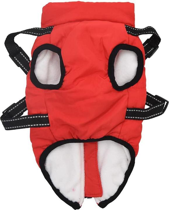 Actual product image vidaXL Dog coat with harness Waterproof Reflective (40, Dog coat)