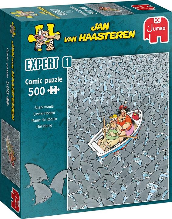 Immagine prodotto Jumbo Jan van Haasteren Expert 1 - Squali dappertutto (500 pezzi)