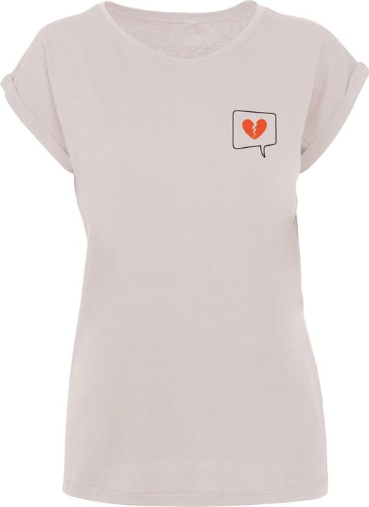 Merchcode Ladies Heartbreak Extended Shoulder Tee - 111575 (L)