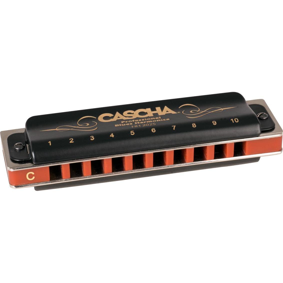 Thumbnail - Cascha HH 1610 (Mundharmonika, Diatonisch), Blasinstrumente, Schwarz, Orange