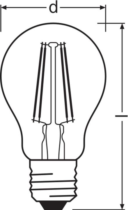 Image du produit Osram Ampoule LED (E27, 6.50 W, 806 lm, 10 x, E)